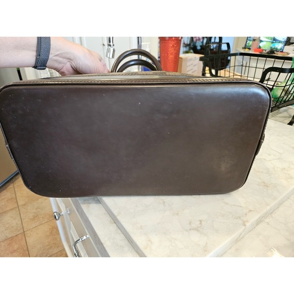 Louis Vuitton Alma Handbag Brown Damier Ebene Satchel Designer Purse - Picture 7 of 13